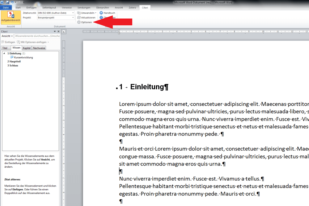 THM Bibliothek bibTutorial / Citavi und WordFormatvorlagen